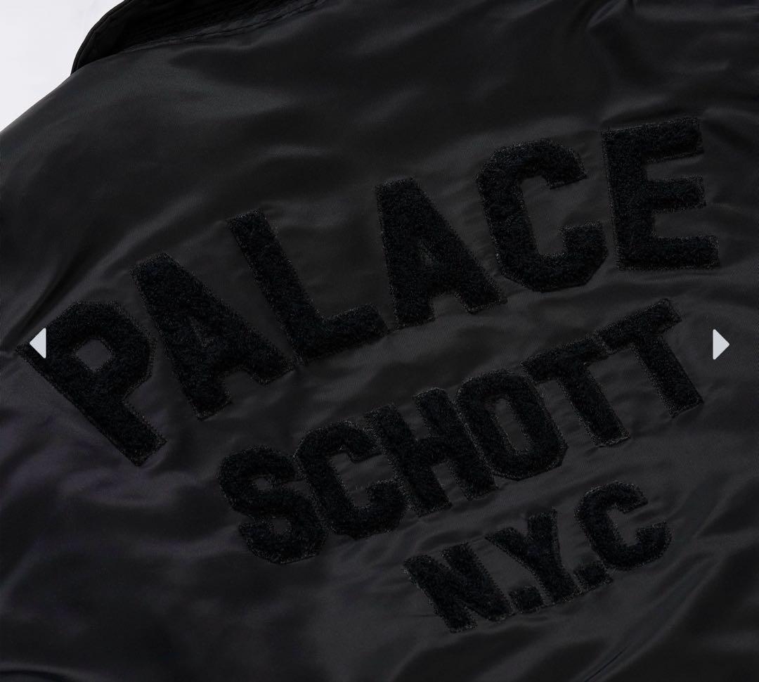PALACE SCHOTT 90's フィット ボンバージャケット M - メルカリ
