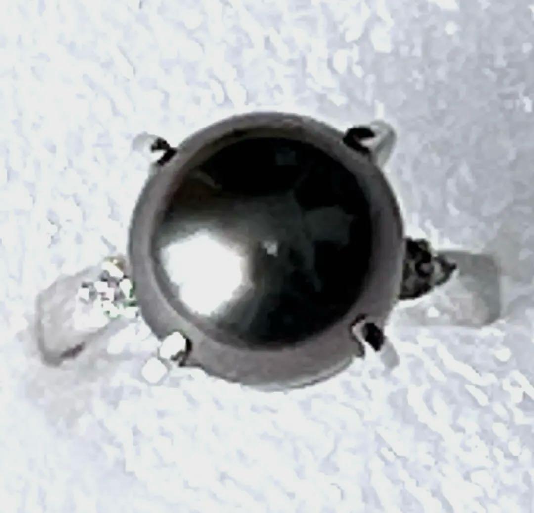 Pt900 南洋真珠(黒蝶) 11.5mm リング 7.45g - メルカリ