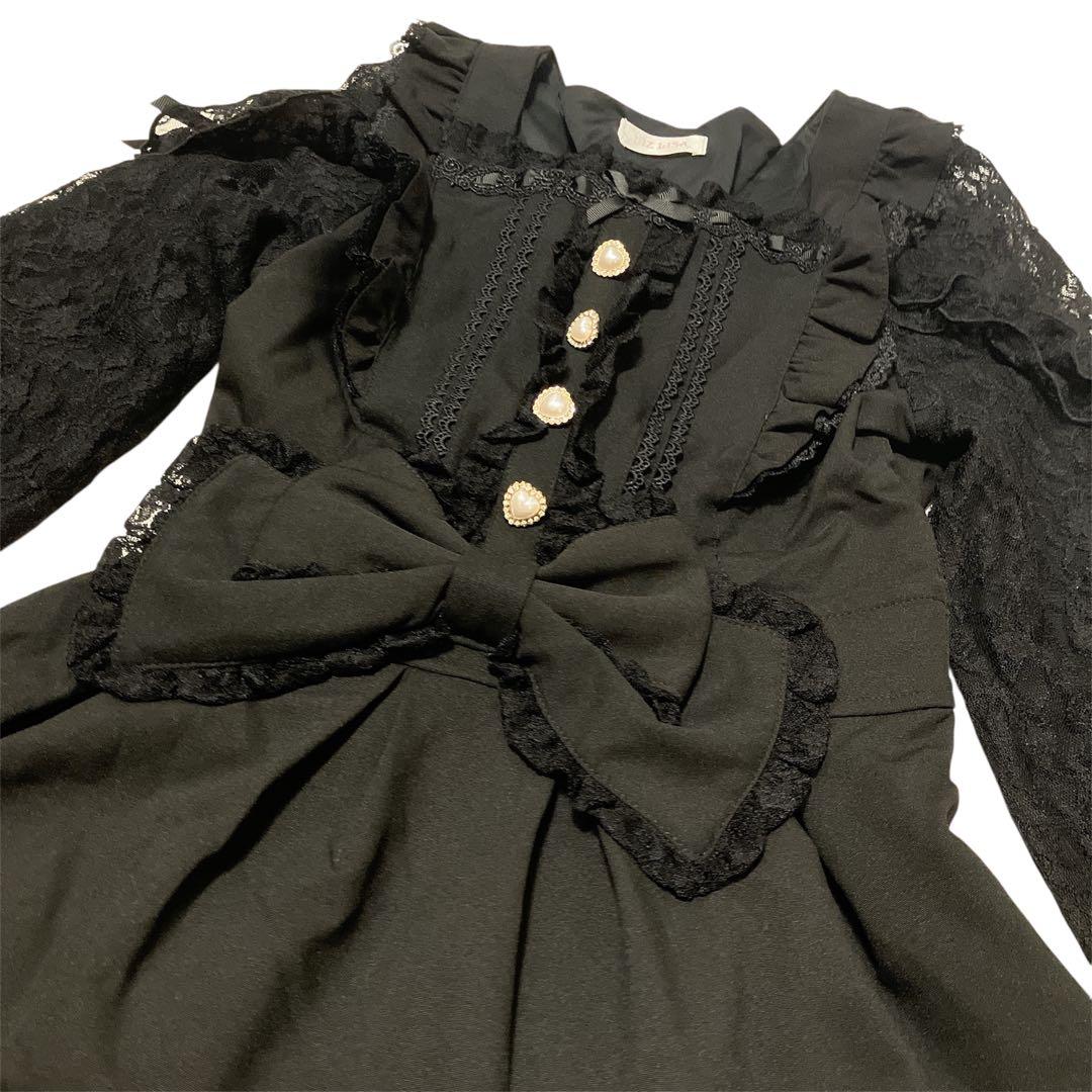 訳あり特価！】リズリサLIZ LISAティアラリボンティアードワンピース