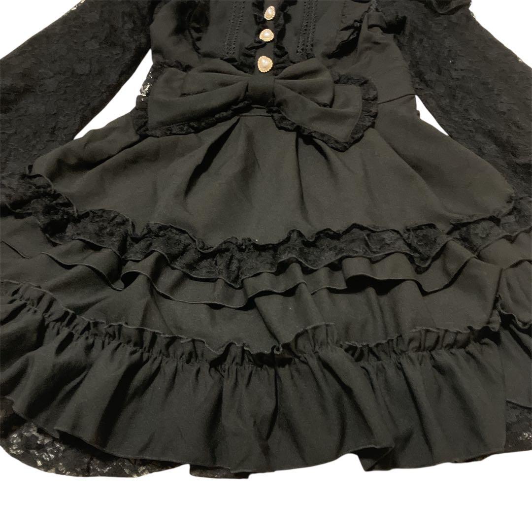 訳あり特価！】リズリサLIZ LISAティアラリボンティアードワンピース