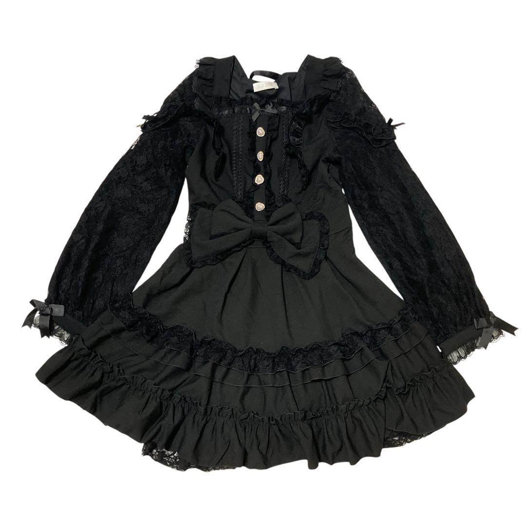 訳あり特価！】リズリサLIZ LISAティアラリボンティアードワンピース