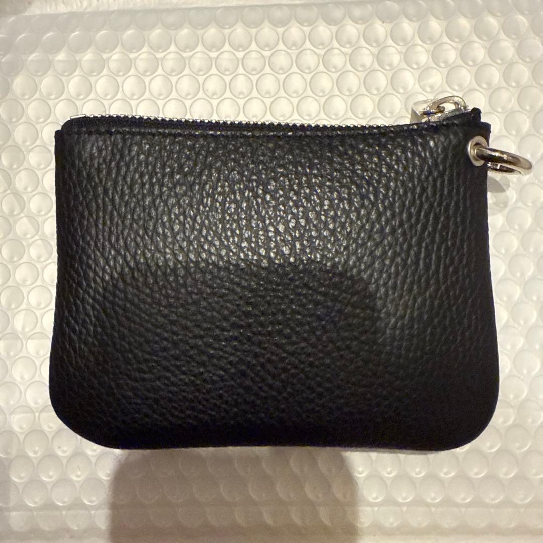 LOMEI Zipper Compact Wallet BLACK - メルカリ