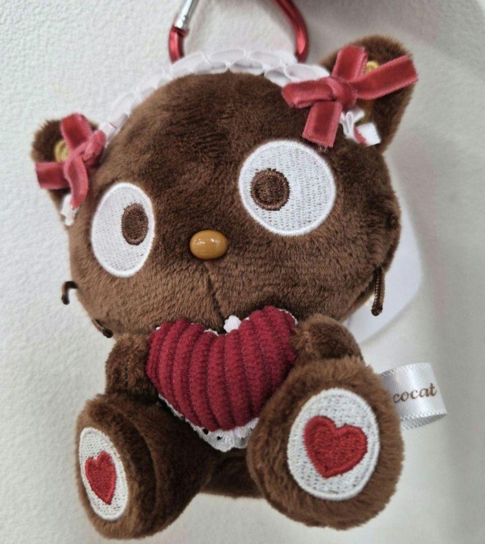 サンリオ チョコキャット カラビナ付きマスコット フリルハート