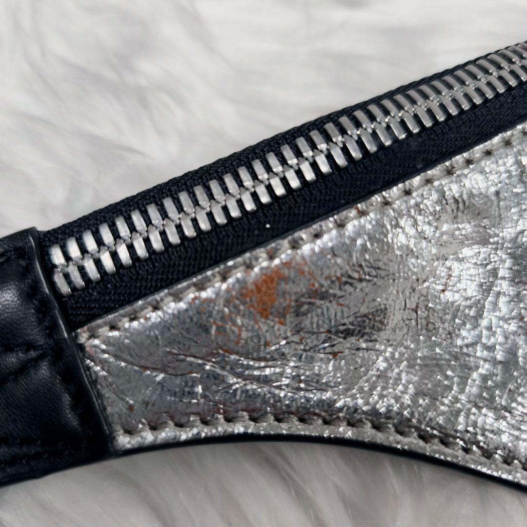 希少☆rag & bone シルバー エリオットファニーパック ウエストバッグ