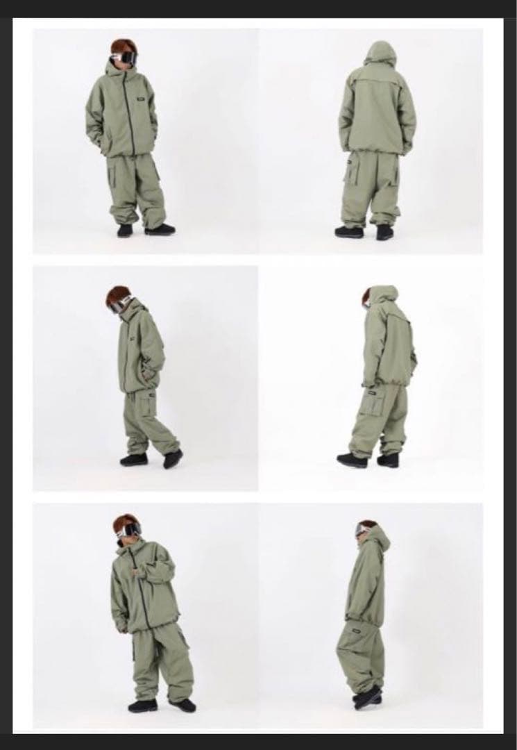 新品未使用】ハイマニ スノーボードウェア 上下セットアップ Lサイズ