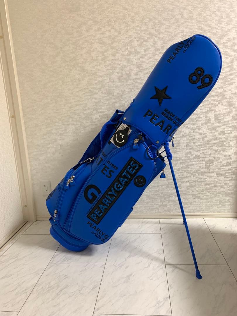 限定カラーブルー・青 PEARLY GATES キャディバッグ パーリーゲイツ