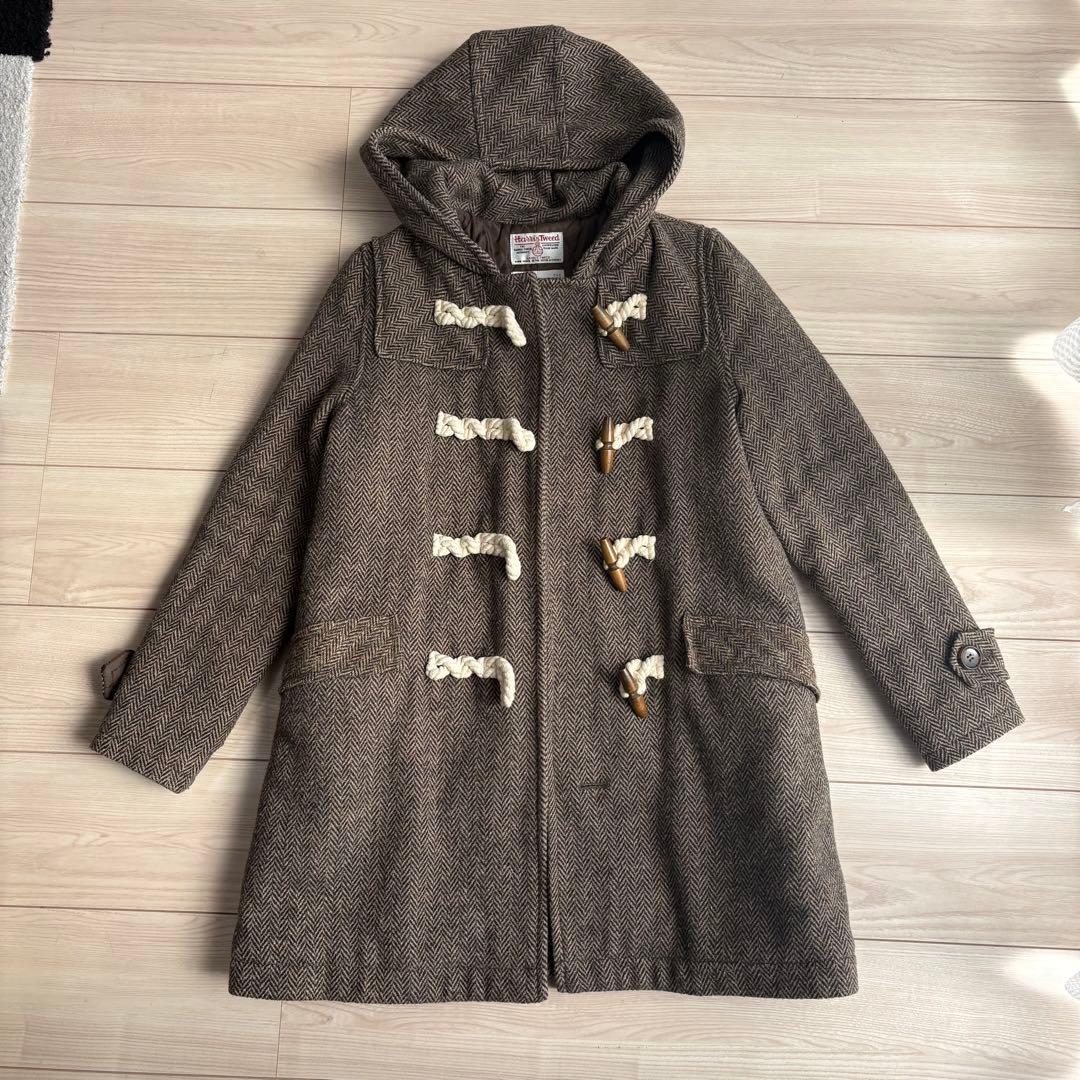 Harris Tweed ダッフルコート Mサイズ - メルカリ