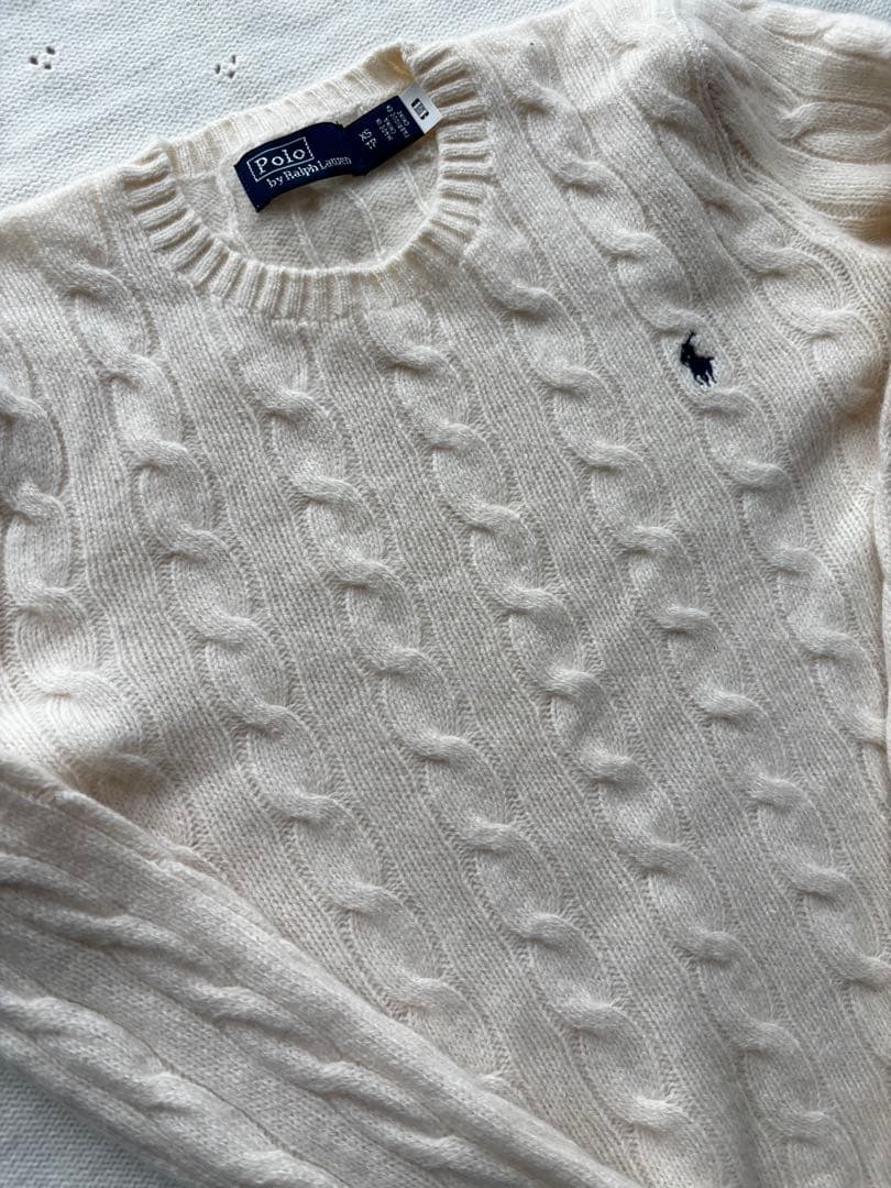 《美品》Polo Ralph Lauren ウールカシミヤ セーターXS