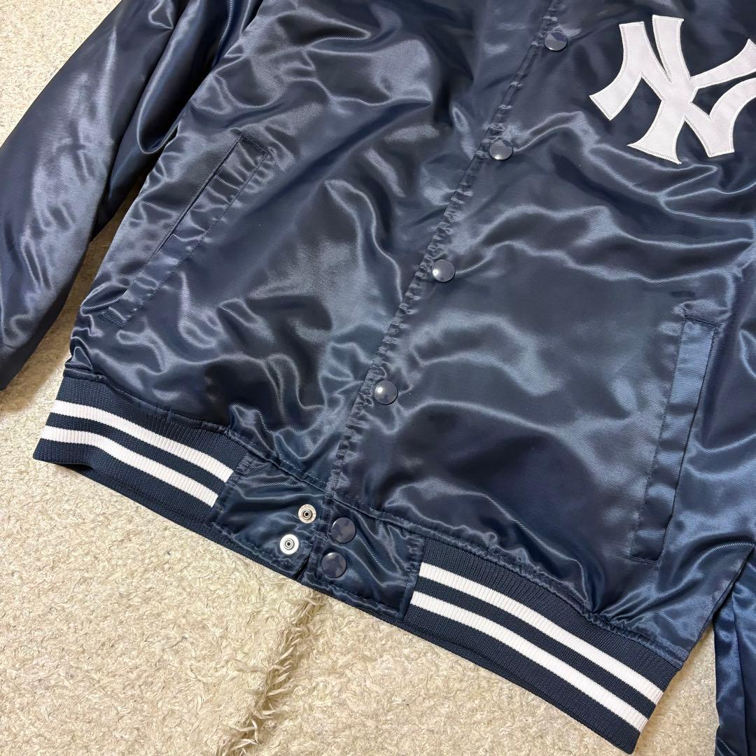 美品】majestic ニューヨーク ヤンキース スタジャン ネイビー M
