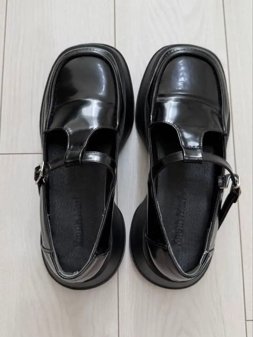 Knuth Marf platform loafers ブラック 24cm Knuth Marf - platform loafers / プラットフォーム ローファー