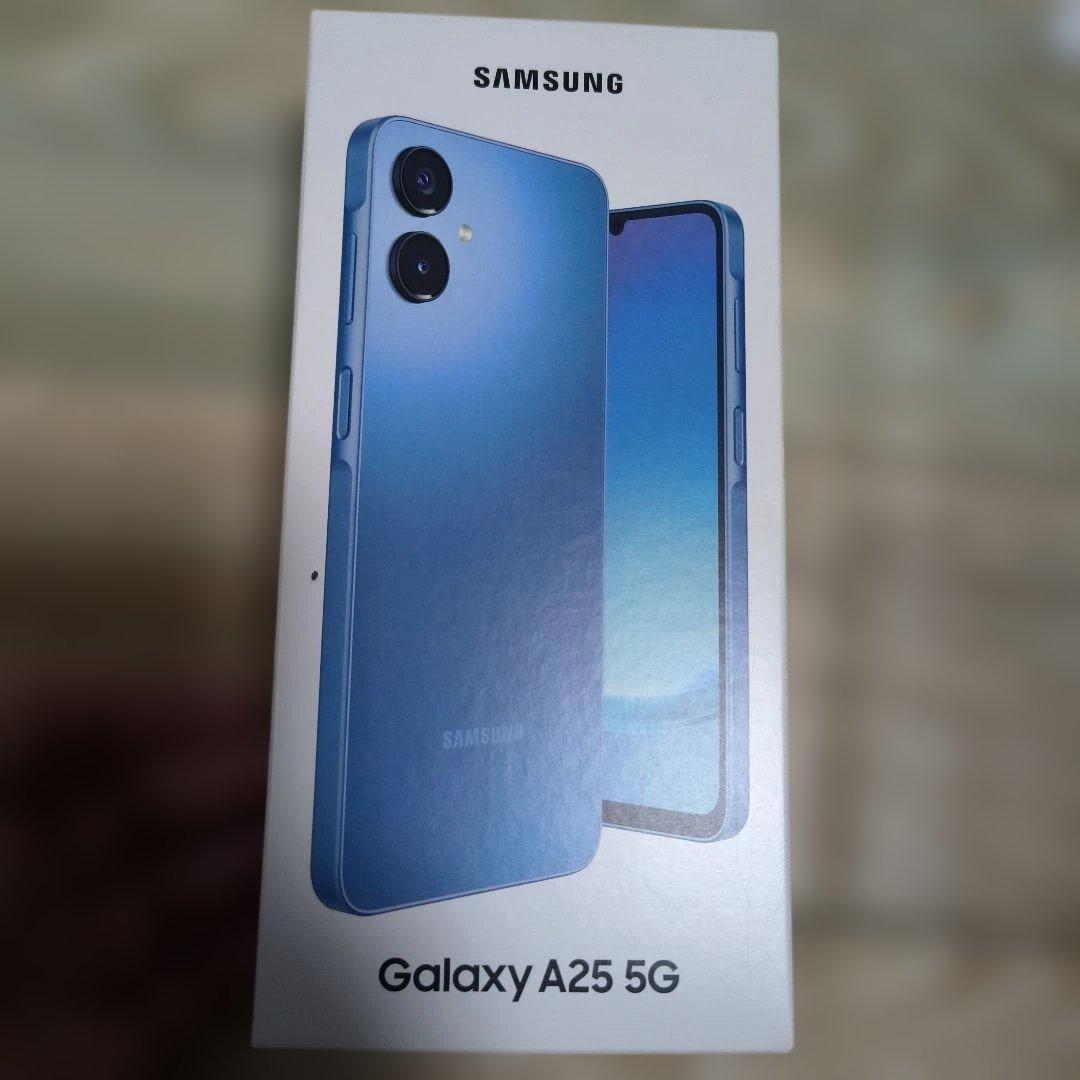 Samsung Galaxy A25 5G スマートフォン 本体 ブルー - メルカリ