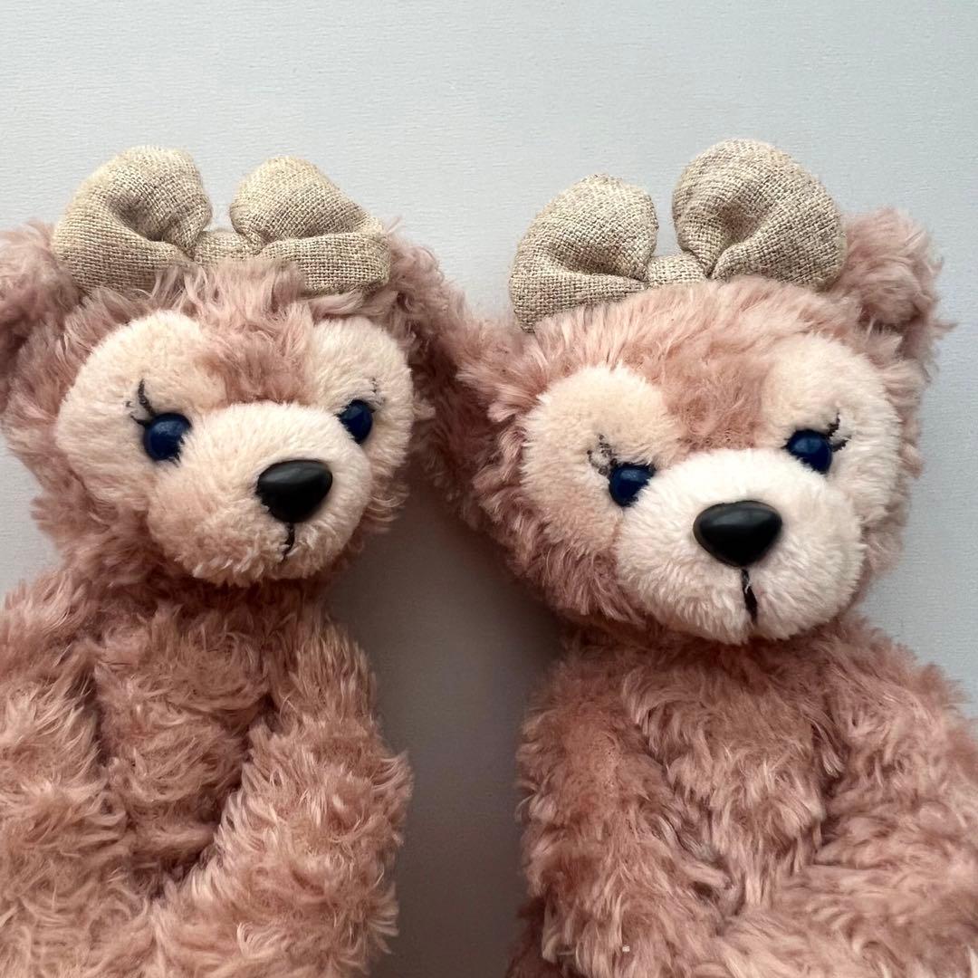 ディズニー ダッフィー、シェリーメイ マグネットぬいぐるみ 4個セット