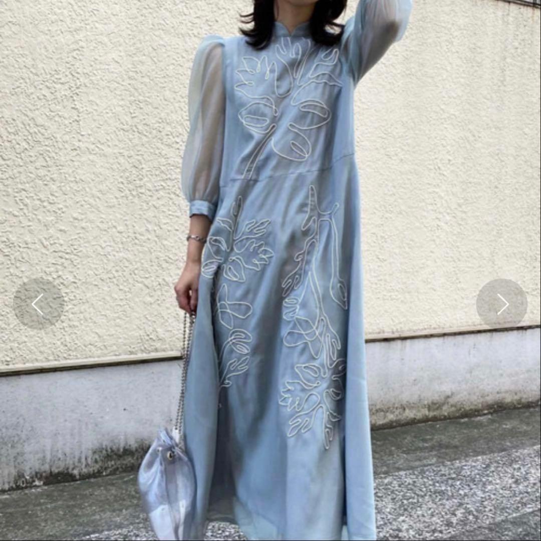 MEDI FOREST EMBROIDERY DRESS - メルカリ