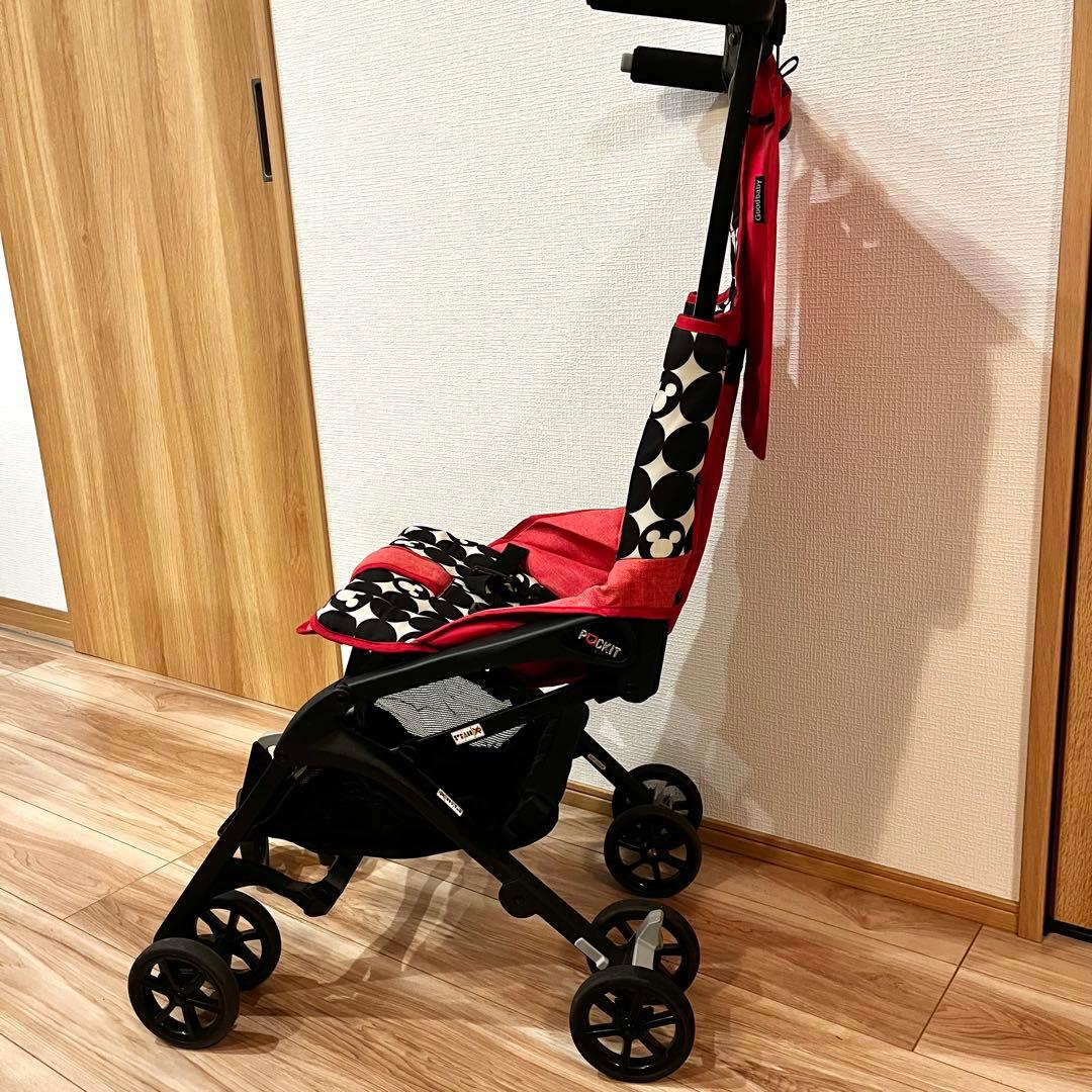 超コンパクトベビーカー ポキット ディズニーデザイン(ミッキー