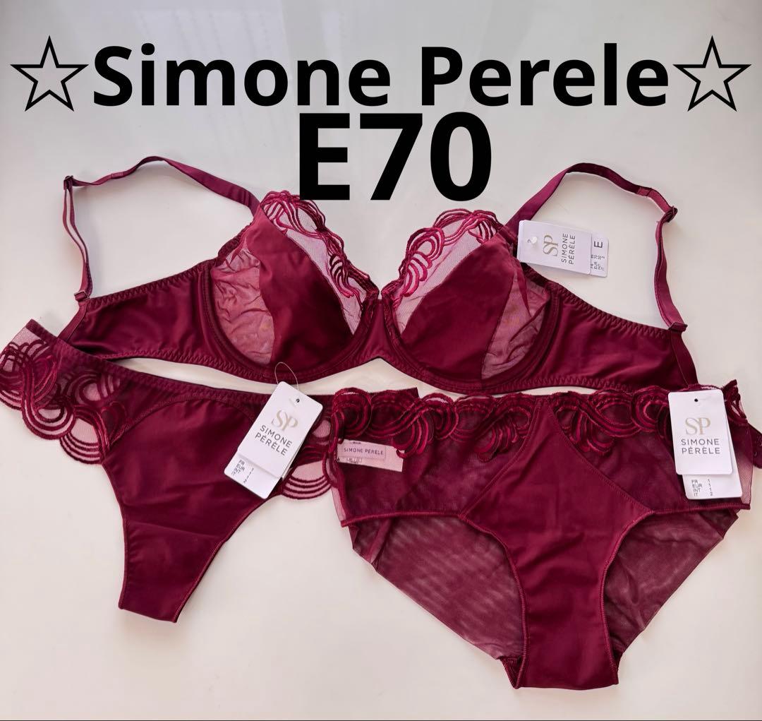 bknf ☆Simone Perele☆サイズE70 豪華3点セット　新品 天馬 【3/15限定！15％OFFクーポン】収納ケース 衣装ケース チェスト