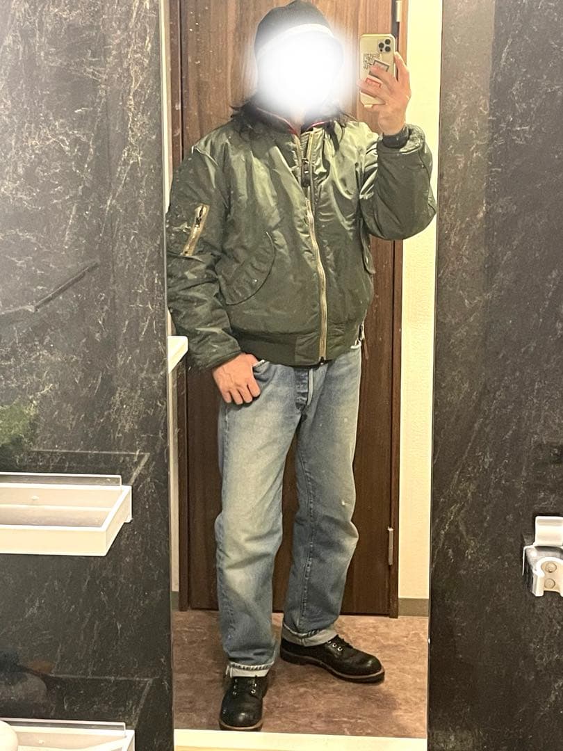 トイズマッコイズ MA-1 縦ステッチ スティーブマックイーン ハンター