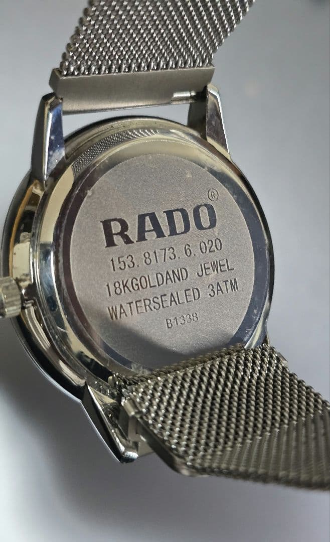 RADO Jubilé Quartz18Kゴールド使用モデル ラドー(RADO) キャプテンクック オーバーポール リミテッド