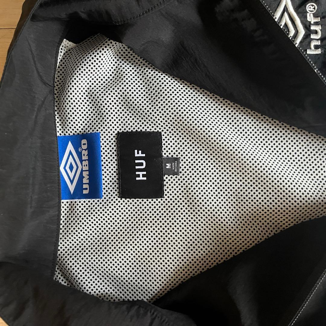 UMBRO HUF コラボ ナイロンジャケット M ブラック/ホワイト - メルカリ