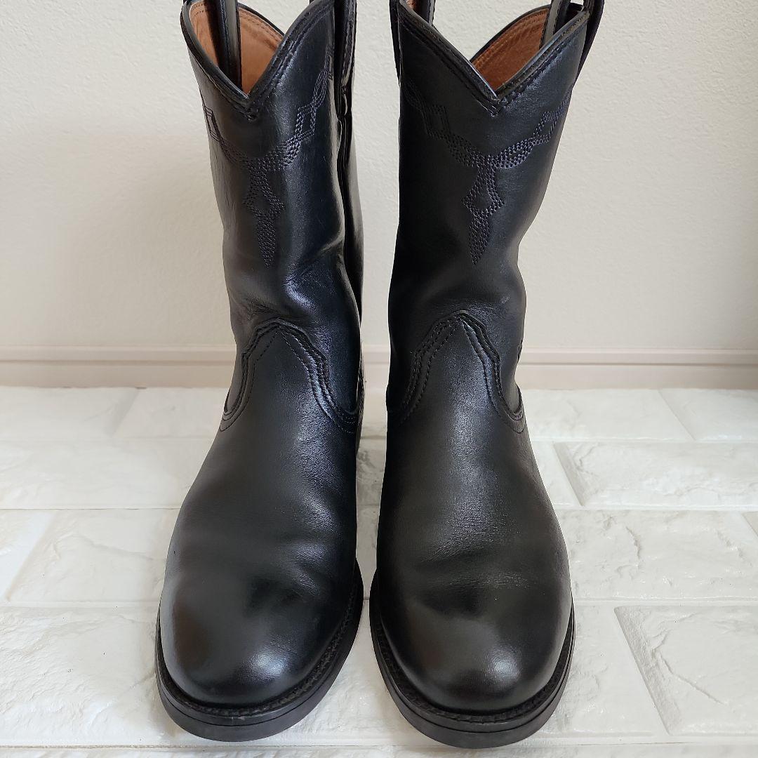 美品】ARIAT ブラックレザー ウエスタンブーツ Y2K - メルカリ