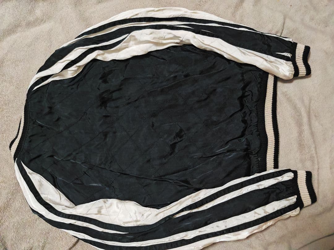 馬師努 90s 日本限定虎 スカジャン unisex サテン vinntage - メルカリ