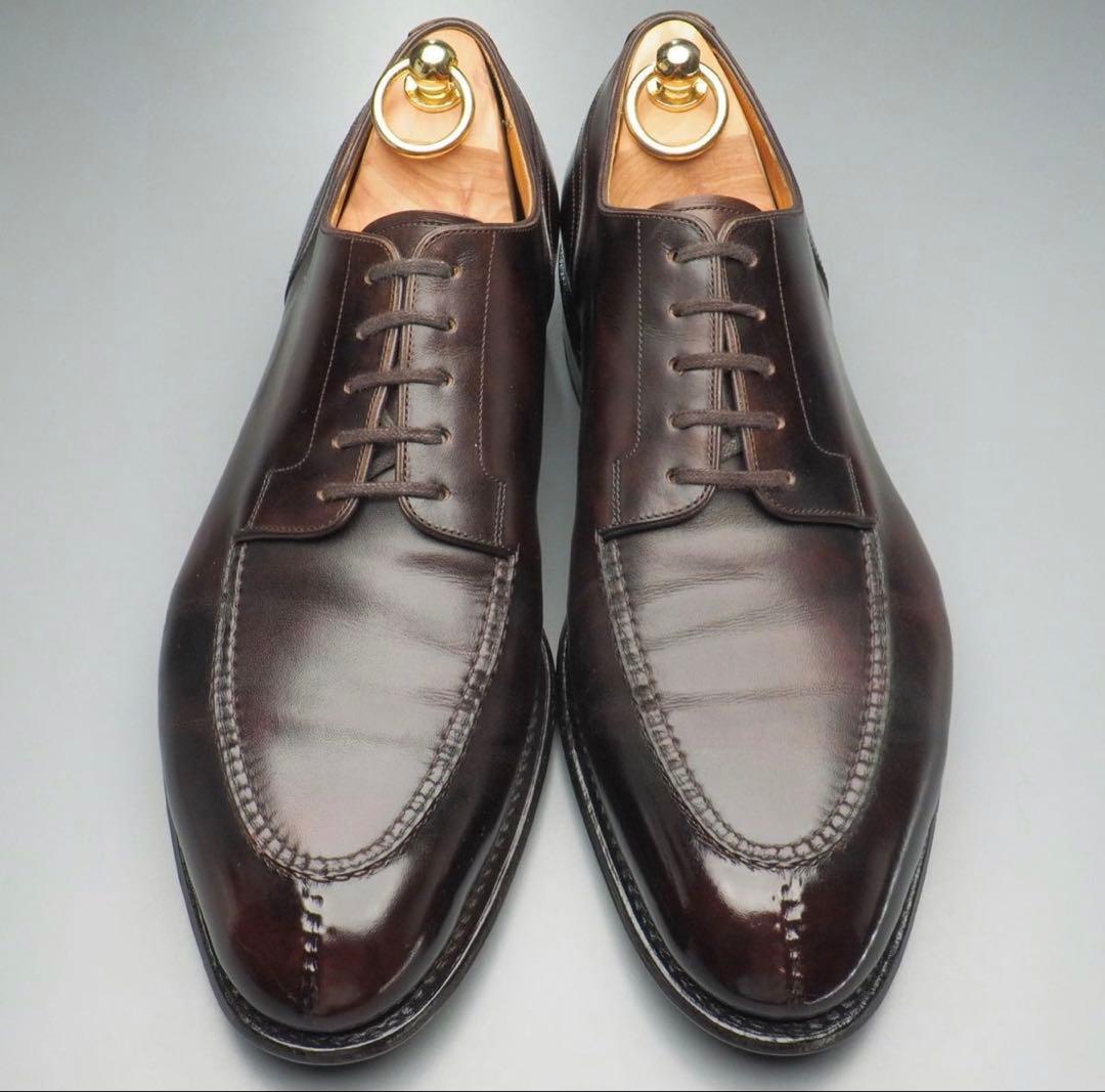 三陽山長 勘三郎 スキンステッチ Uチップ エプロンダービー - メルカリ