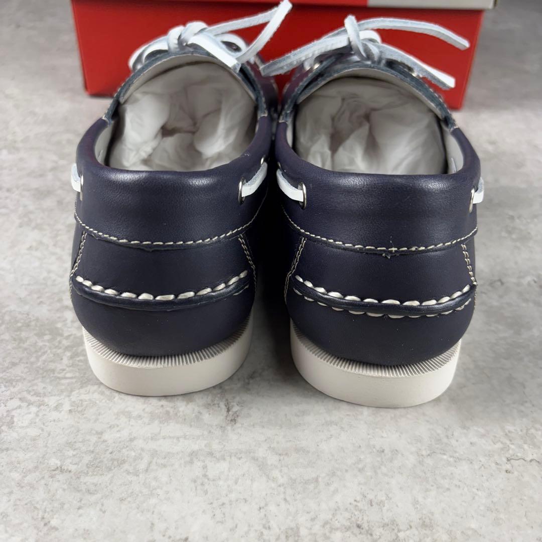 未使用 リーガル REGAL レザー 本革 デッキシューズ 27㎝ ネイビー