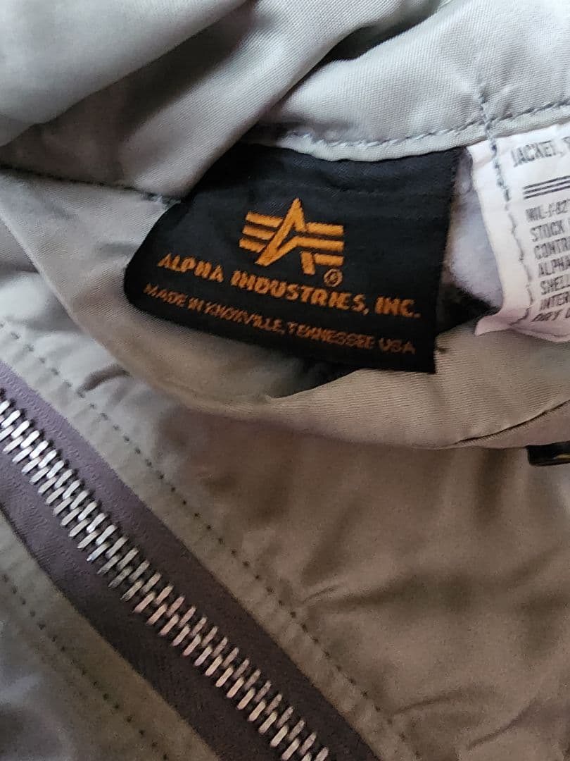 USA製 90s ALPHA MA-1フライトジャケット シルバー - メルカリ
