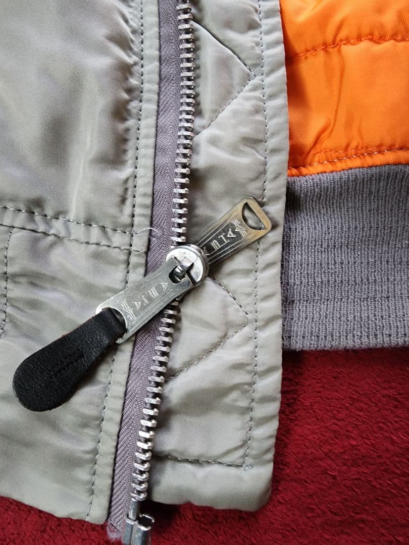 USA製 90s ALPHA MA-1フライトジャケット シルバー - メルカリ