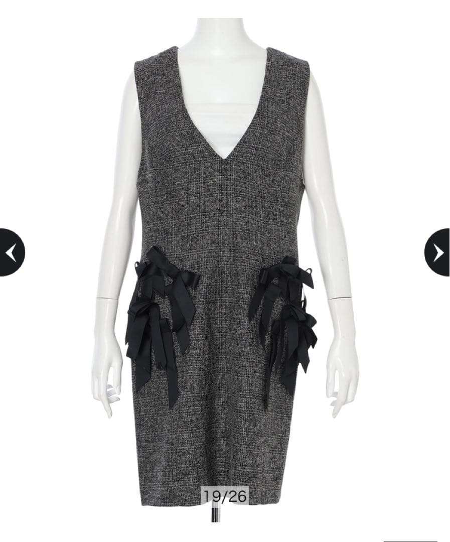 セール中】【新品】ジャスグリッティー デコラリボンジャンスカ 黒