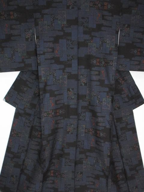 新古品！純泥染＊7マルキ＊本場奄美大島紬＊南絹織物＊別誂＊着物