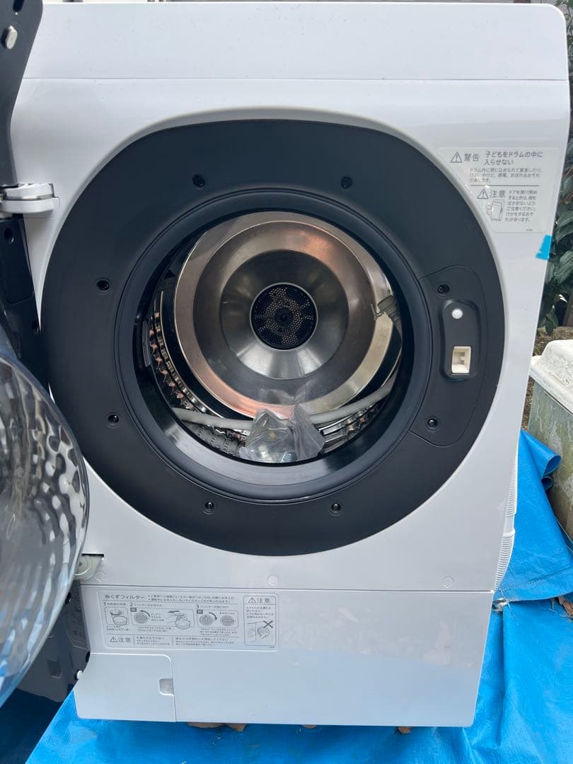 ウ*ー様 K 美品 SHARP ドラム式洗濯乾燥機ES-G11B-SL 2024 - メルカリ