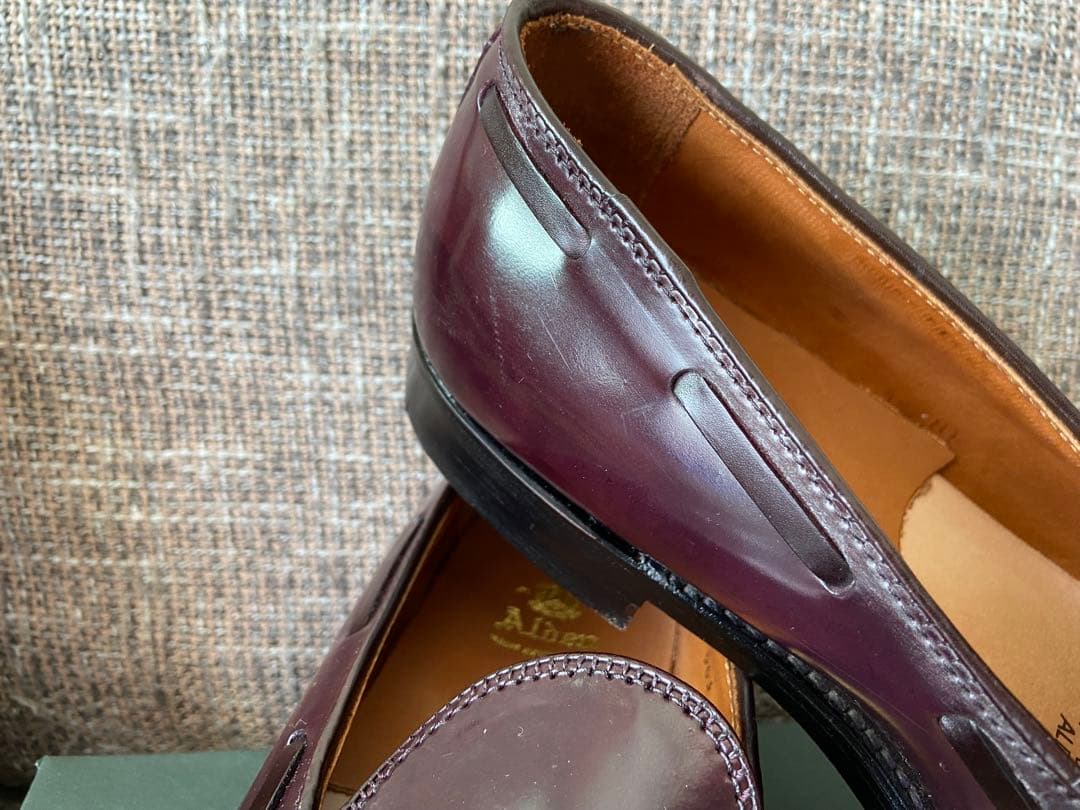 新品 未使用 Alden 563 タッセル ローファー コードバン バーガンディ