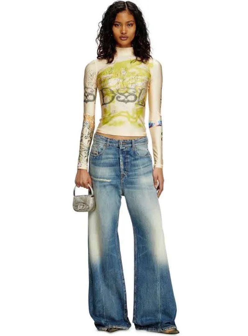 【本日限定価格】DIESEL d-sire デニム W27L30 ウィメンズ デニム ルーズ D-SIRE-WORK L.30（デニムパンツ）｜DIESEL