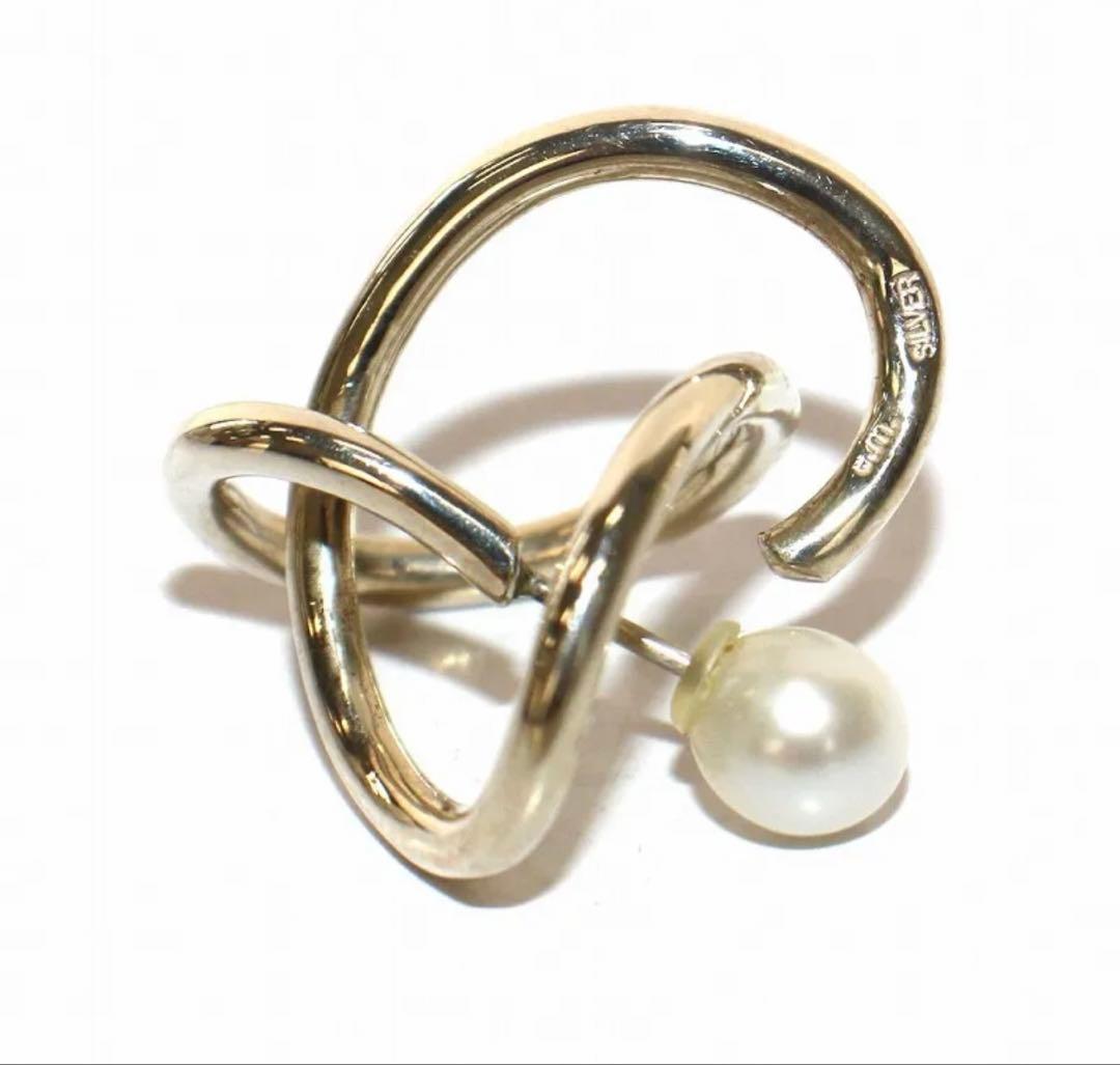 専用♡イーエム e.m.☆ ピアス ノットピアス パール SVR925