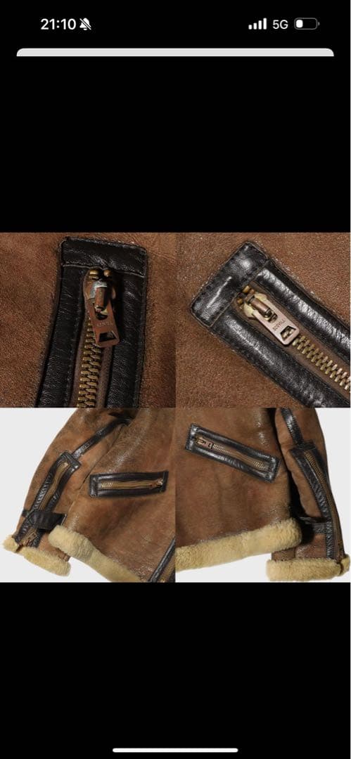 XL☆80s☆USA製☆ゴールデンベア☆B9 フライトジャケット☆ムートン