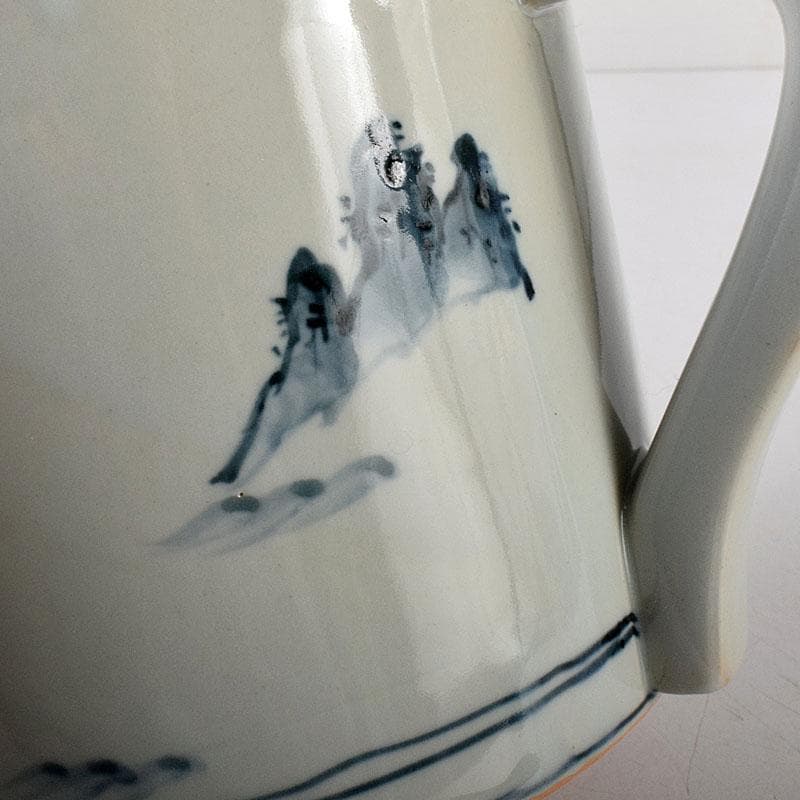 Palm Tree様専用 古伊万里写 染付 山水文 水注 共箱 V 7975C - メルカリ