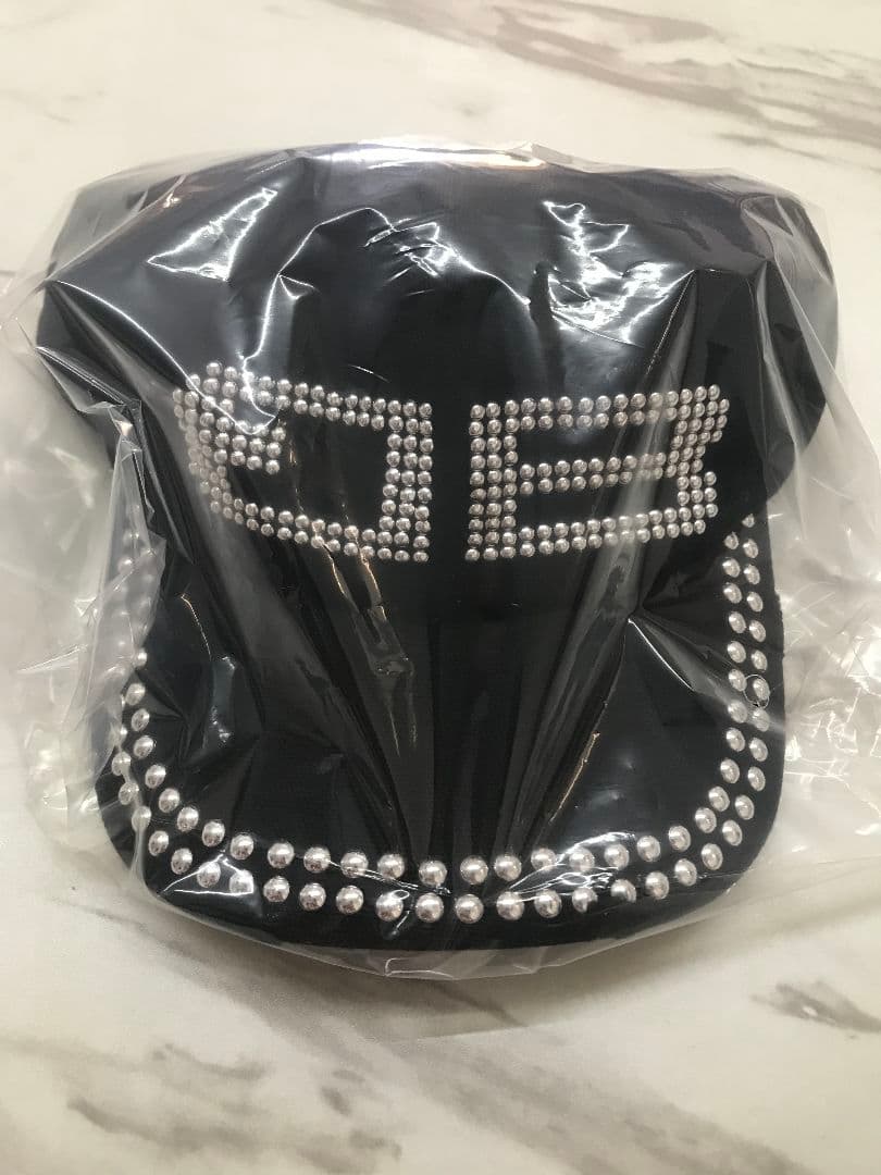未使用 BEEDEN BD STUDS DAMAGE CAP BLACK #58 - メルカリ