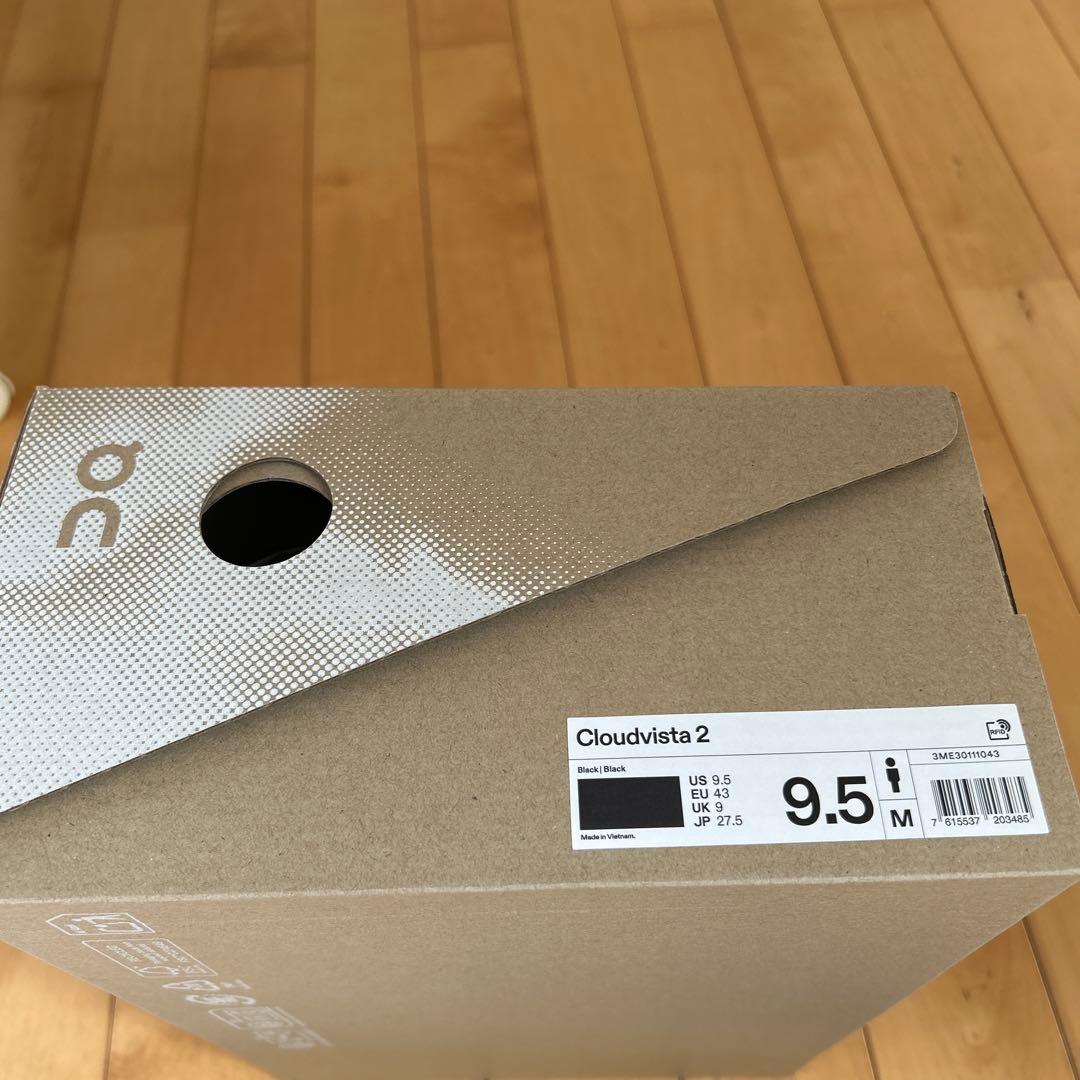 On cloudvista 2 美品 BK 27.5cm