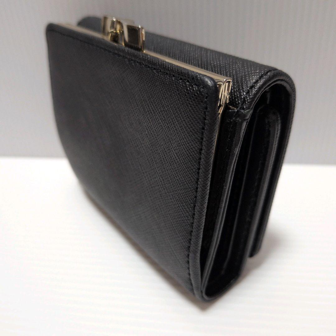 Vivienne Westwood 財布 三つ折り がま口 コンパクト 黒 - メルカリ