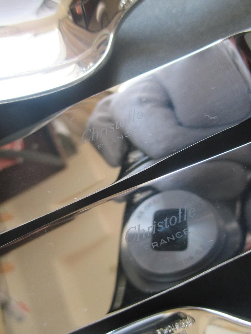 極美品☆仏蘭西高級銀器クリストフルシルバー銀P カトラリー6本セット