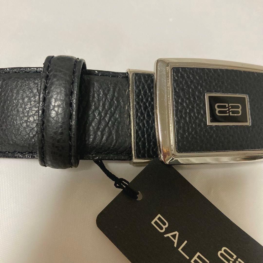 新品タグ付箱入】バレンシアガ ベルト ☆レザー.BBロゴバックル .ブラック