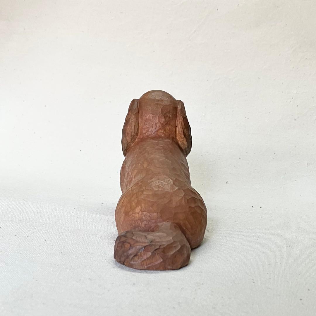 ち*♪様 木彫り ダックスフント(レッド) - メルカリ