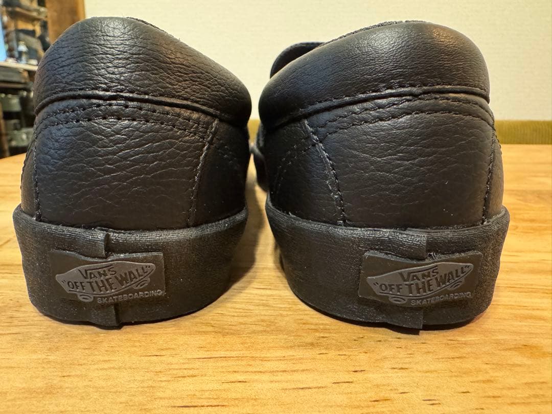 新品VANS スケートローファー　BLACK 25.5cm