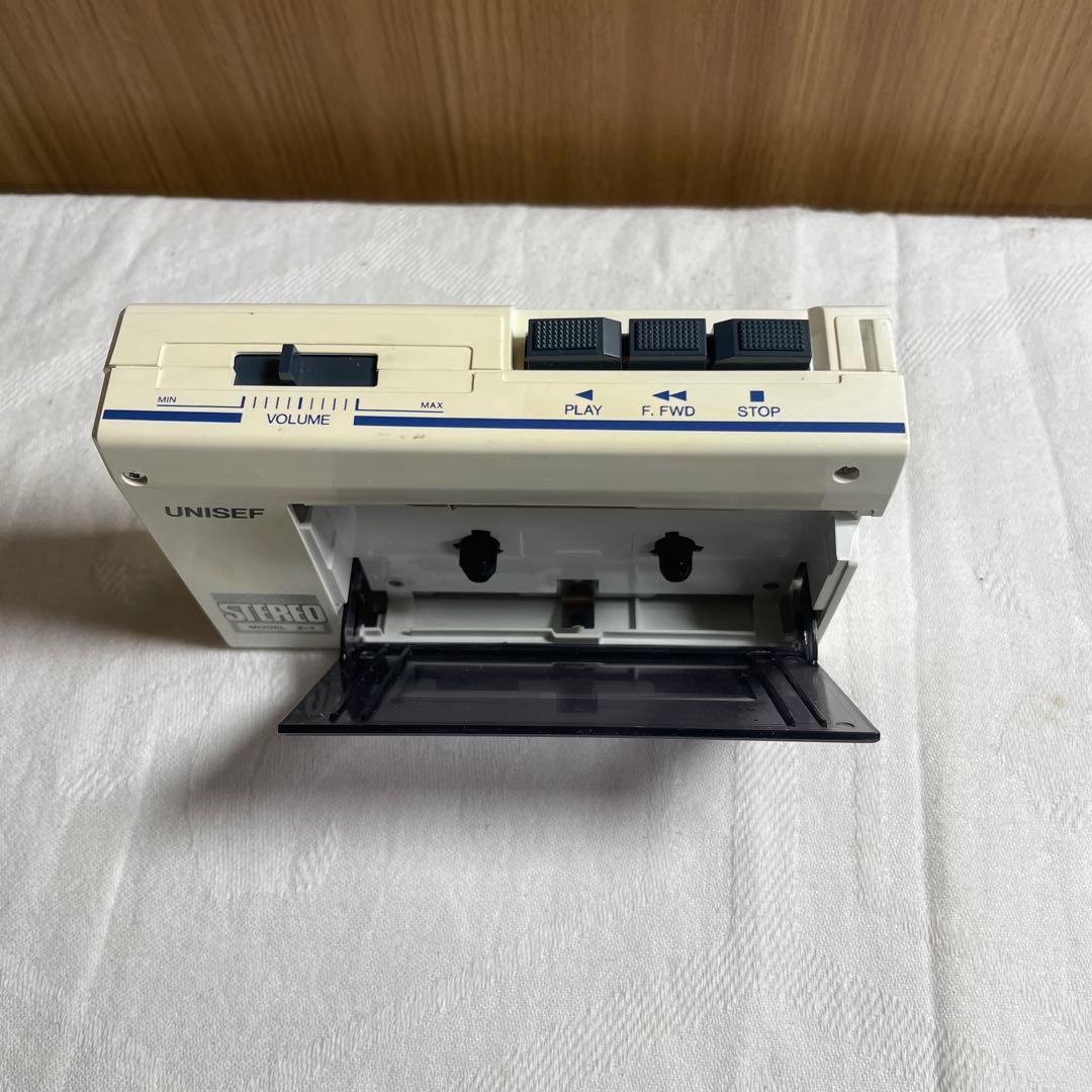 UNISEF ステレオカセットプレーヤー MODEL Z-1 - メルカリ