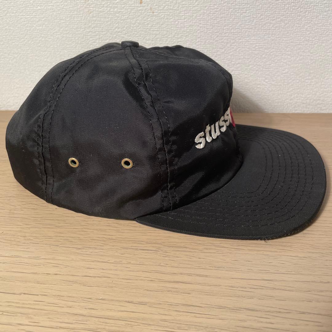 90s old stussy ナイロンキャップ 白タグ USA製 - メルカリ