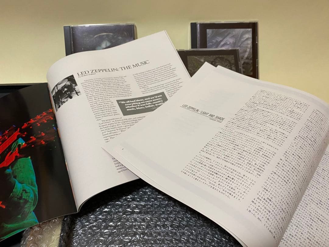 1990年未開封→内容確認開封】レッド・ツェッペリン CD BOX - メルカリ