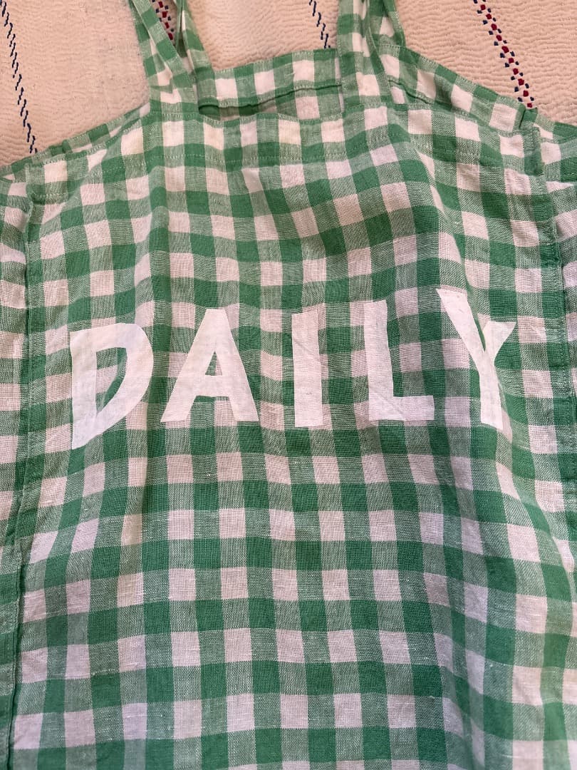 ロングトラックフーズ　ギンガムチェック柄オリジナルbag2枚set 岡尾美代子