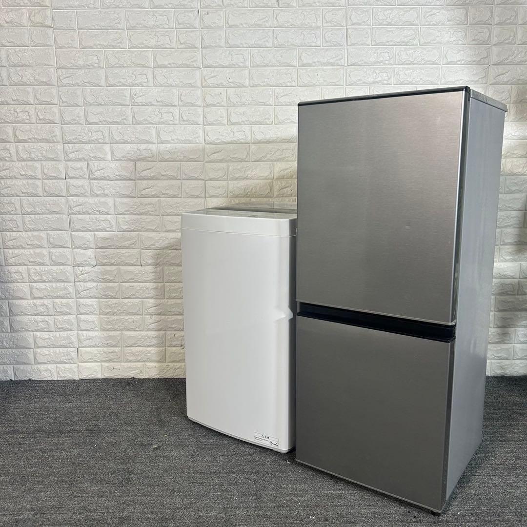 生活家電 2点セット 冷蔵庫 126L 洗濯機 5.5kg 家電 J079