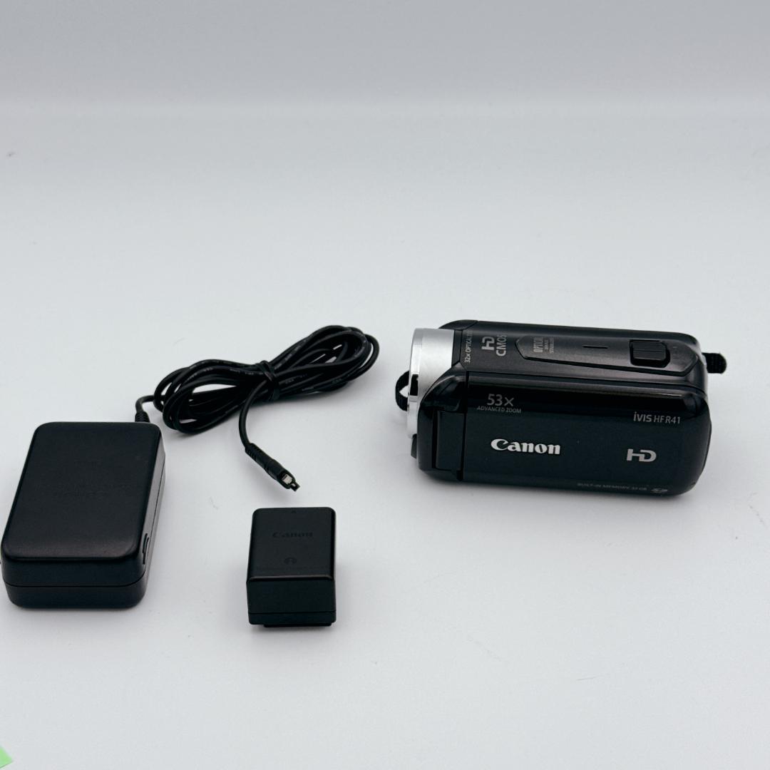 【美品】Canon ビデオカメラ iVIS HF R41 ブラック 動作品 Amazon | Canon デジタルビデオカメラ iVIS HF R41 光学32倍ズーム