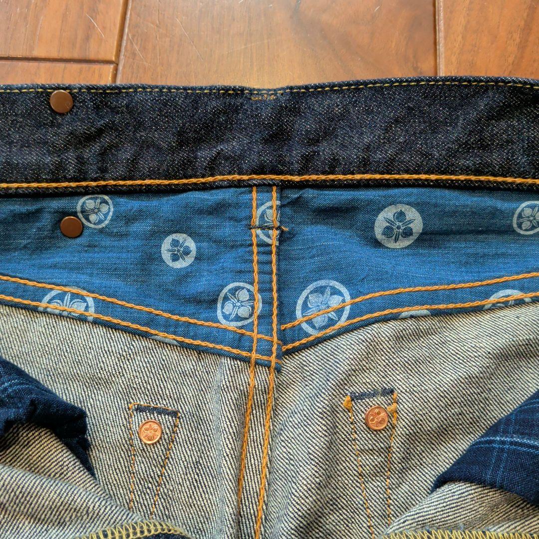 未使用級】桃太郎ジーンズ 銅丹レーベル クラッシックストレート W29